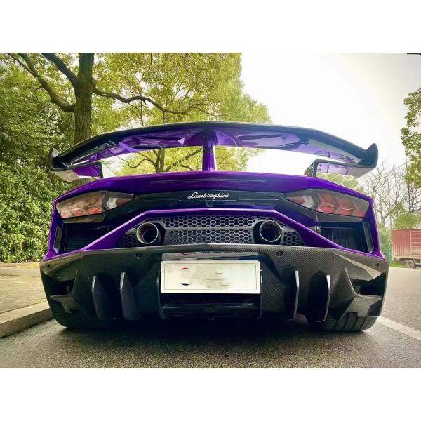 For Lamborghini Aventador LP700 LP720 Carbon Fiber Body Kit Aventador Upgraded SVJ Style Front and Rear Bumper Spoiler Body Kit