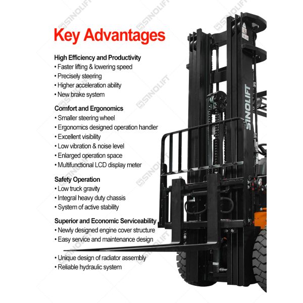 L SERIES PRO 2.0-3.8T Internal-Combustion Counter Balanced Forklift