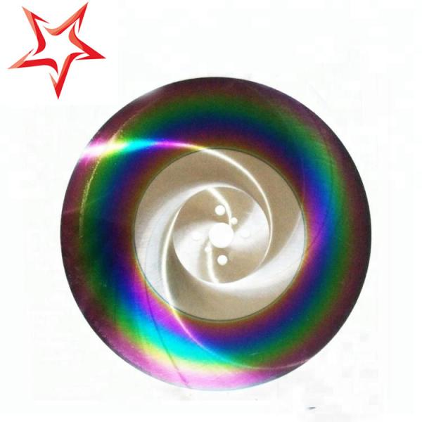 Round High Speed Steel Saw Blade , Ti Coated HSS Circular Saw Blade For Metal