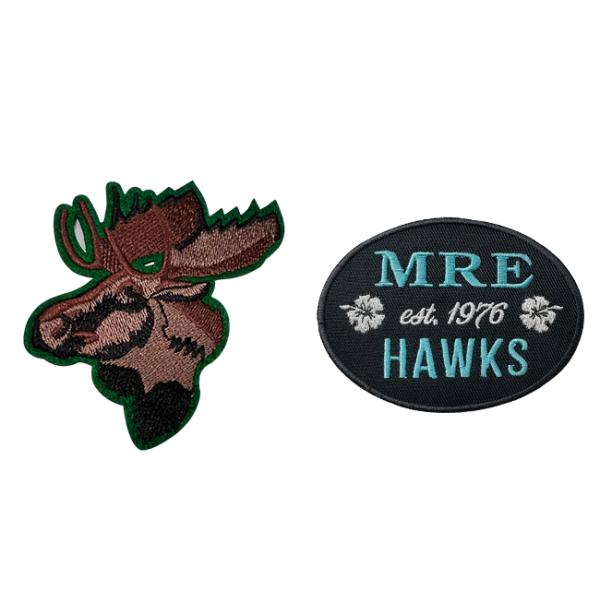 Смещенные устойчивые заплаты вышивки бабочки Washable для одежды бейсбола