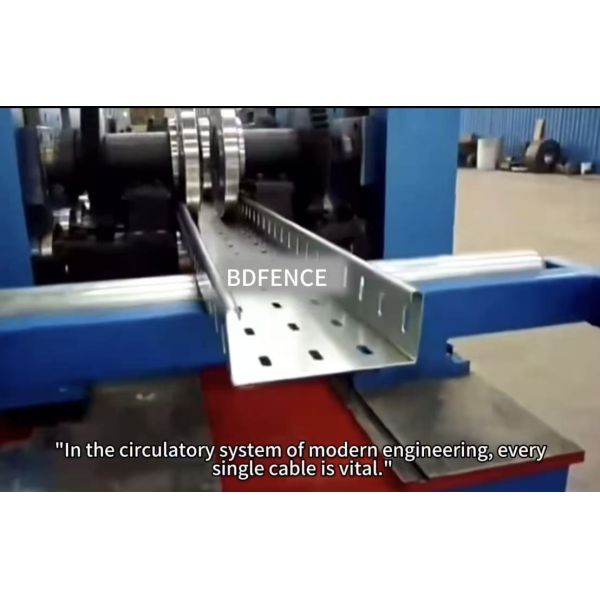 Standard Gi Perforated Cable Tray With Cover 50mm–1200mm Width