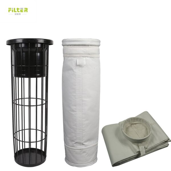 Durable Felt Filter Bags Needle Punched Polyester Felt with Reinforced Bottom for Industrial Dust Collection and Filtration Systems