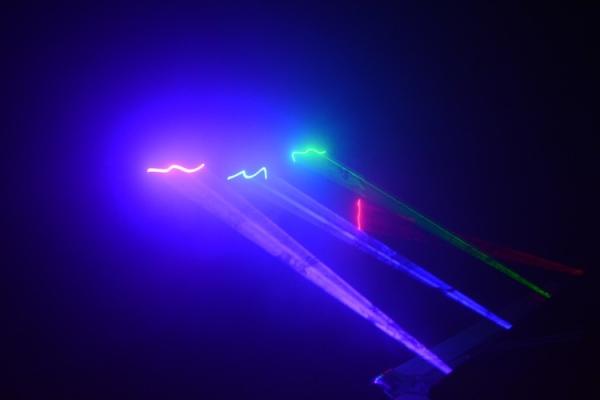 4 Lens Tunnel Multicolor DJ Disco Laser Lights , DJ Stage Light For Night Club
