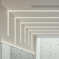 LED Strip Aluminium Profile with 12mm 14*13mm Linear Aluminum Heatsink surface Mount