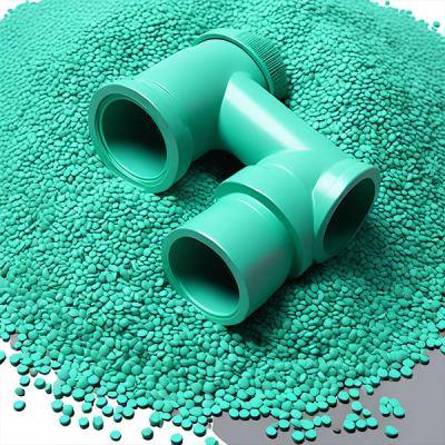 Pellets en plastique PVC à extrusion en vrac pour le moulage par injection de raccords de tuyaux