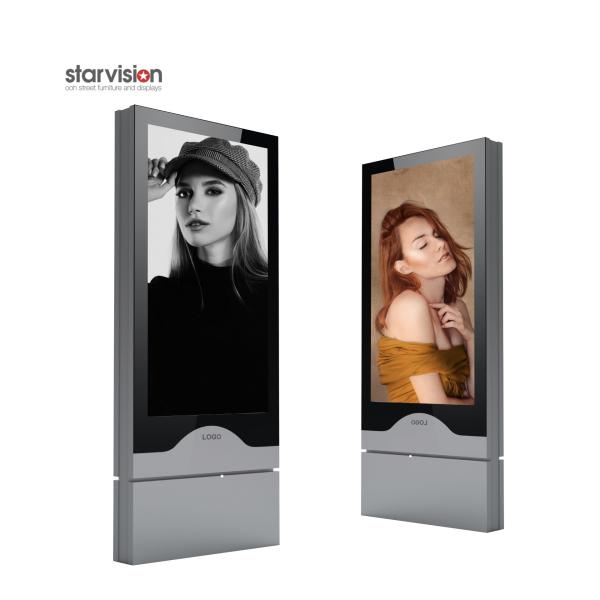 Aluminum Alloy Multi Poster Outdoor Led Light Box , 1.2mX1.8m Digital Poster Mockup
