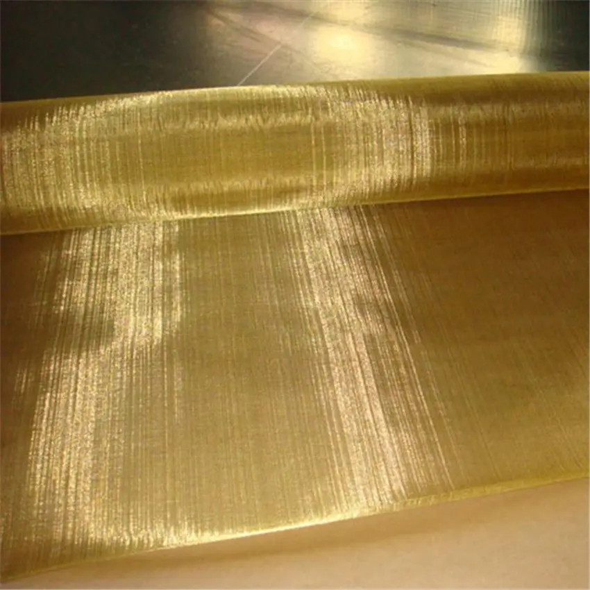Stainless Steel Metal Wire Mesh Copper Knitted  2-200um Filtration Precision