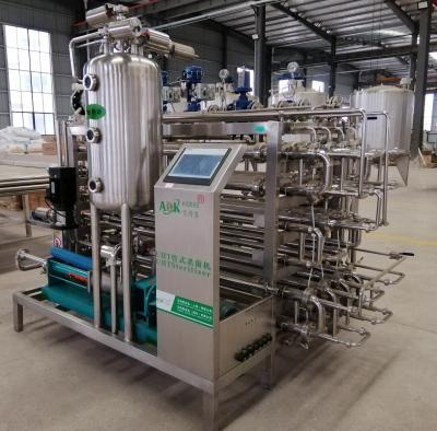 0.1- 20 T/H Tube Type UHT Sterilization Machine Stainless Steel