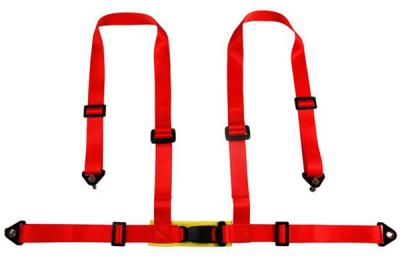 Universal Car Safety Belt / Racing Seat Belts 4-Points Standard Size in Polyester