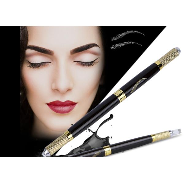 Micro Blade Holder Black Manual Tattoo Pen Double Headed