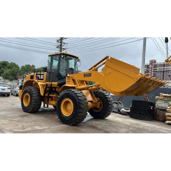 Used CAT966H Wheel Loaders with Cummins Engine and 4 Wheel Drive