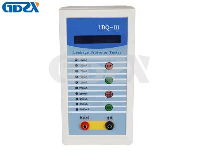 LBQ-III Equipamento portátil de ensaio de corrente de fuga de 1000 mA, Equipamento de ensaio de operação ELCB
