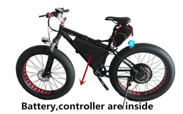 Nylon Mountain Bike Bag For Electric Bike Battery / Ebike Controller