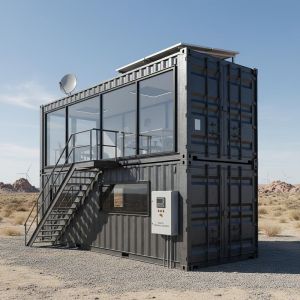 Double Story Stackable Mobile Container House Light Steel Frame Modular 2 Floor Prefab Residential Building