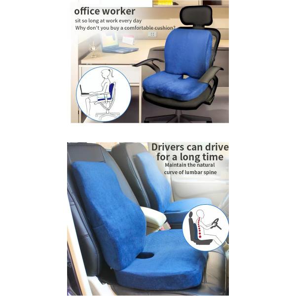 Drivers Wheelchair Zero Gravity Comfort Memory Foam Seat Cushion for Customized Designs