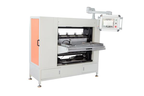 Computerized HEPA Filter Pleating Machine 1KW Knife Paper Pleating Machine 1300mm Working Width