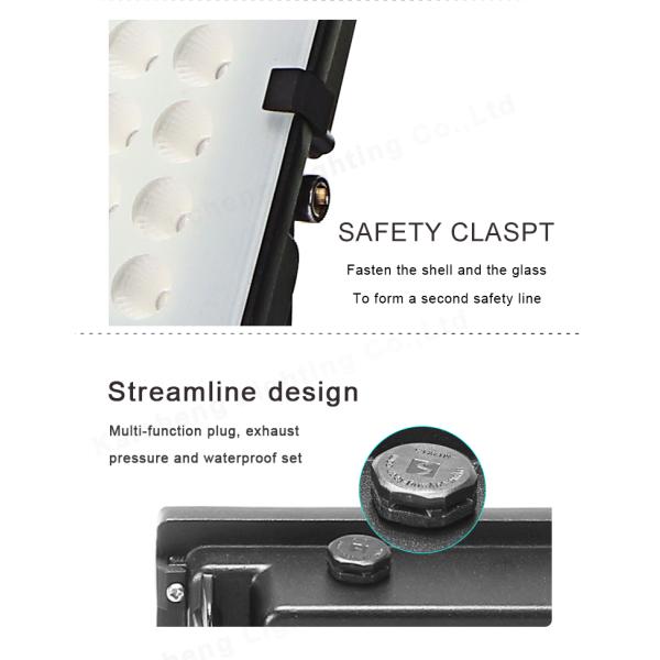 Вне света потока СИД 200W CE одобрил алюминиевое снабжение жилищем водоустойчивое