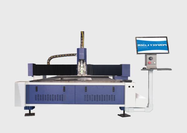 Machine de découpe laser de précision de fibres 1500W 2000W 3000W Table automatique unique pour métal en aluminium en acier inoxydable