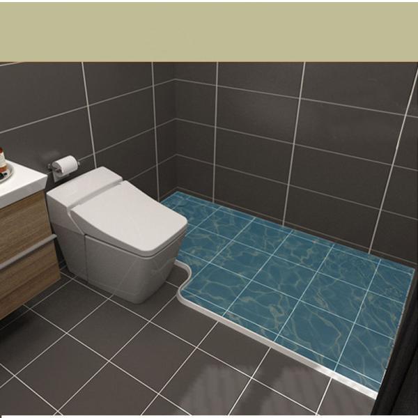 High Quality Silicone Shower Threshold Water Barrier Bathroom Water Stopper