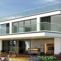 Barrière de verre pour balcon Design haut manche pour balcon de luxe