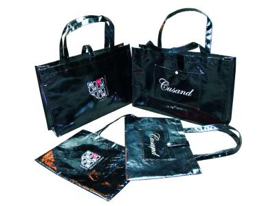 Recyclable Shining Non Woven Carry Bag Logo Personized for Lady Garment