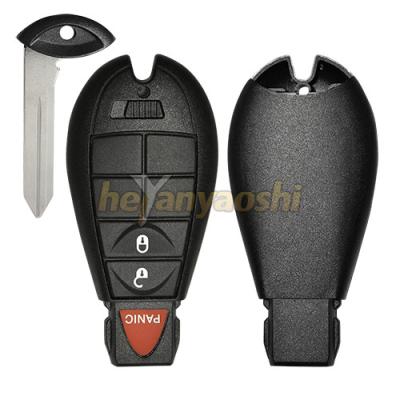 Safe 3 Button Key Fob For Chrysler , High Precision Smart Car Key Fob