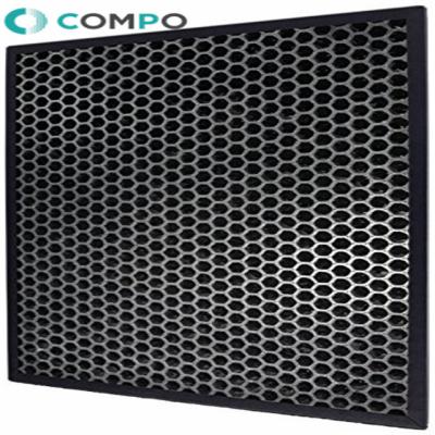 Filtre à air HEPA sur panneau de carbone actif personnalisé OEM ODM Pour les pièces de purificateur d'air