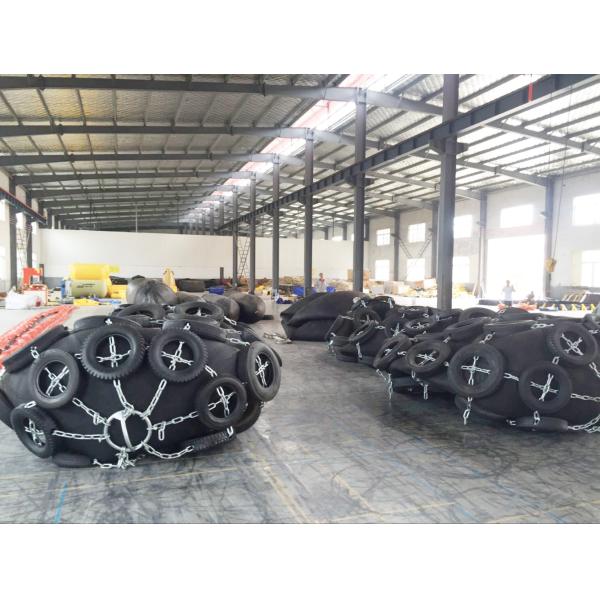 Natural Material Marine Rubber Fender Double Layers CCS Certification