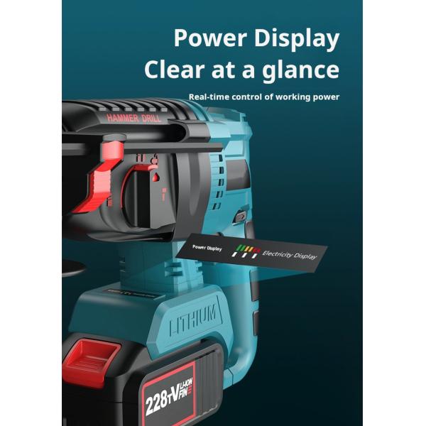 21В бесфабрикатное зарядное буровое устройство с молотком