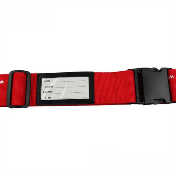 Promotional Luggage Bandage 5*180cm Dacron Logo Customized Lanyard