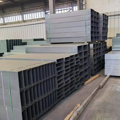 Silver Fire Resistant Cable Tray Stainless Steel Width 100mm-1000mm For Customer Requirements