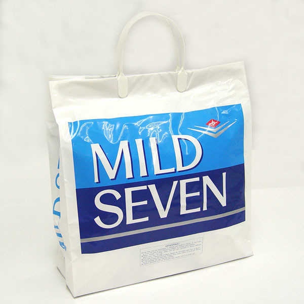 LDPE Plastic Shopping Bags Polyester Heavy Duty Plastic Bags With Handles