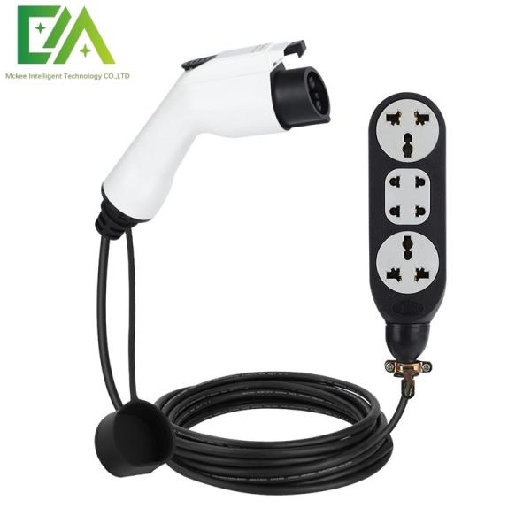 Portable Discharge Gun Ev Portable Type2 Type1 Charger Cable 3.5kw 16A 5m For Home Appliance Outdoor Power Station