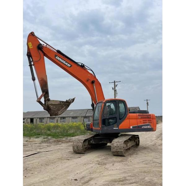 Excavadora de 21 toneladas usada Doosan Dx215 con capacidad de cubo de 0,92m3