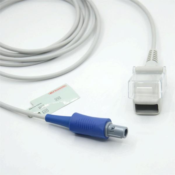 Compatible Edan Lemo 6Pins to DB9F SpO2 Adapter Cable Spo2 Extension Cable