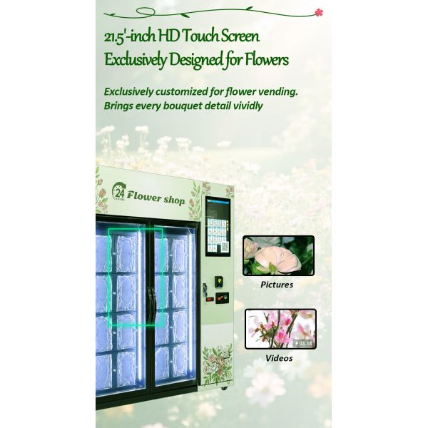 Flower Vending Machine Locker System for 24/7 Fresh Bouquet Sales