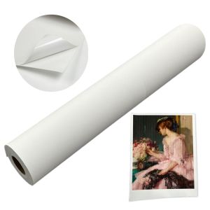 350gsm Matte Textured Waterproof Self-Adhesive Canvas for Premium Wall Art and