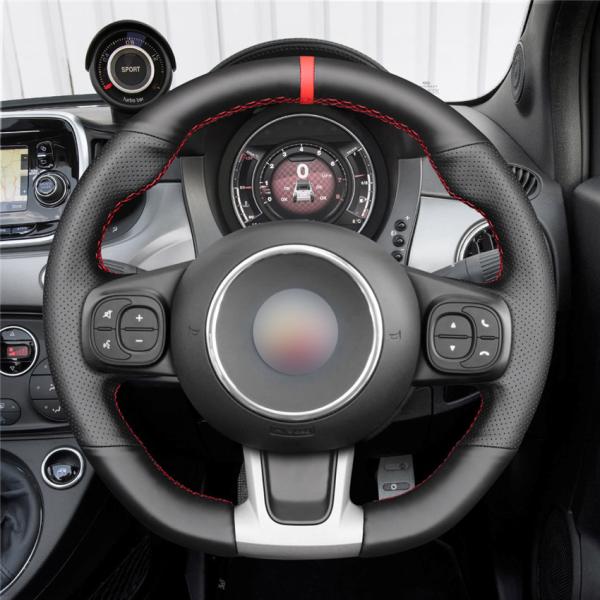 MEWANT For Abarth 595 595C 695 695C Fiat 500 500C The New Original Steering Wheel Cover Four Seasons Universal 45USD For Sale