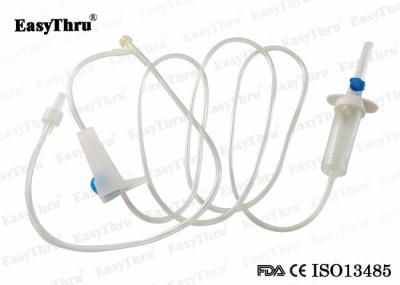 Practical PVC Disposable Infusion Set With Flow Regulator 20 Drops Per 1ml