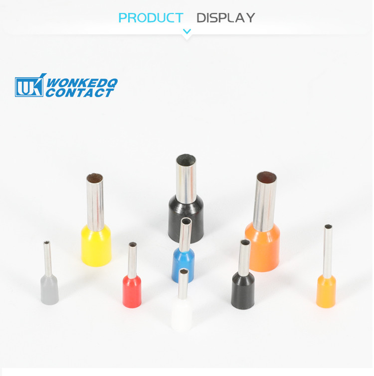 Ferrules конца провода ассортимента ² VE2508 2.5mm омедняют для того чтобы гофрировать наконечник шнура изолированный соединителем