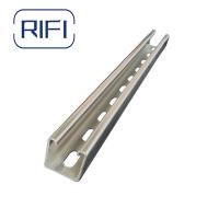 Mural montado de aço inoxidável Unistrut Slotted Strut Canal com 0,8 mm-3 mm de espessura