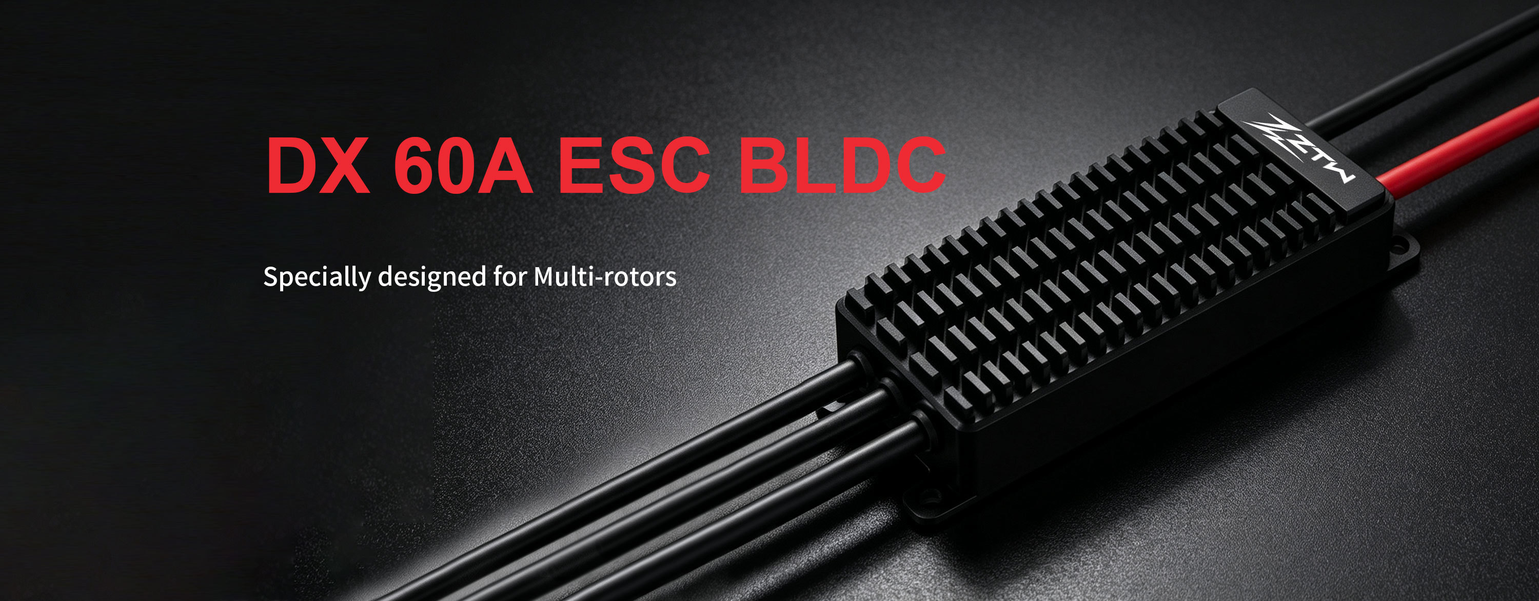 DX BLDC ZTW 60A ESC 6S-14S Electronic Speed Controller With Telemetry & CAN Bus