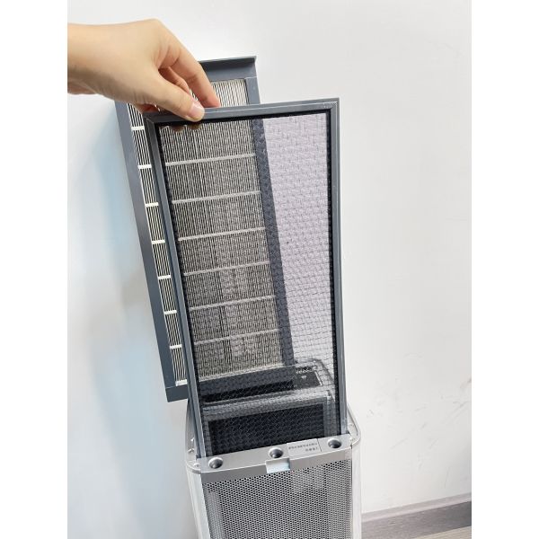 Electric Air Purifier with 220 M³/h Formaldehyde CADR, Touch Control, and 1-8 Hours Timer for Clean Air