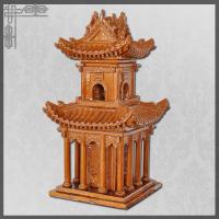 La coutume faite main exquise a découpé la collection vitrée par décorations chinoises de pagoda de toit