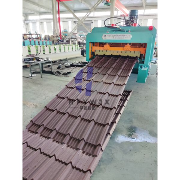Heavy Duty 1020 glazed tile forming machine 16 Row Molding for Precision Double Linear Guide Rail Shearing