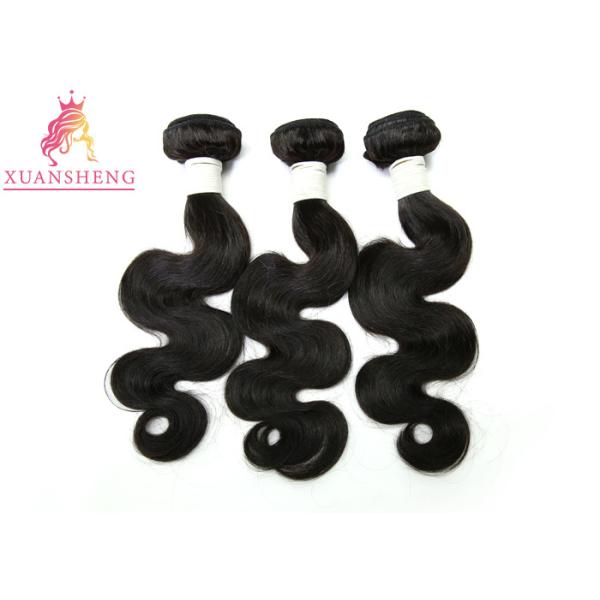 100% Unprocessed Peruvian Body Wave Extensions Thick Bottom Hair End