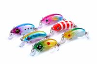 Novo Modelo 6 Cores 5.1CM/7.2G Sinking Minnow Pesca isco Mullet,Perch,Catfish Plastic Hard Bait