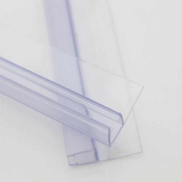 Прозрачная полоса герметизации для душевых дверей из 3/8 дюймов без рамы