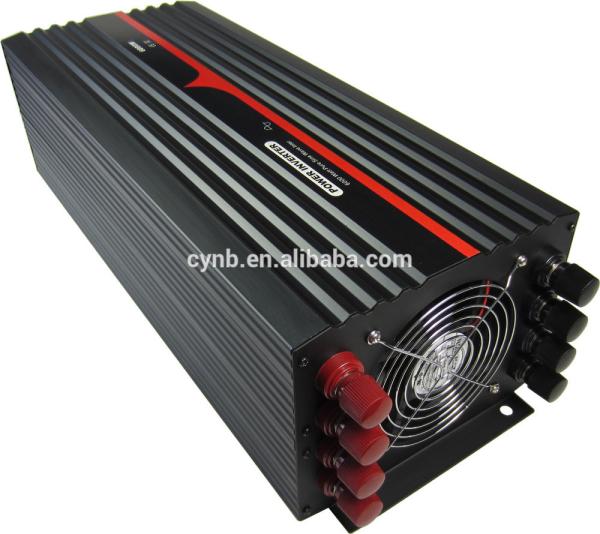 24VDC to 120VAC 60Hz 6000W Pure Sine Wave Solar Power Inverter