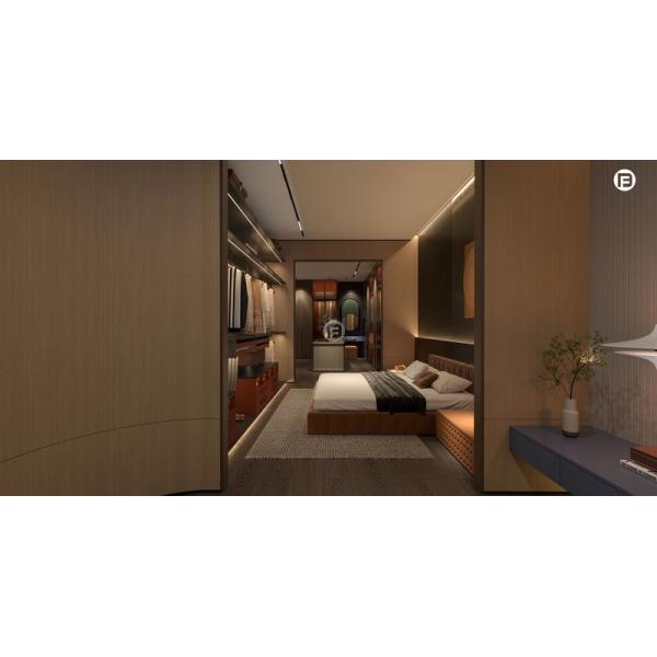 Спальня из нержавеющей стали, устойчивая к коррозии, прогулка в шкафу